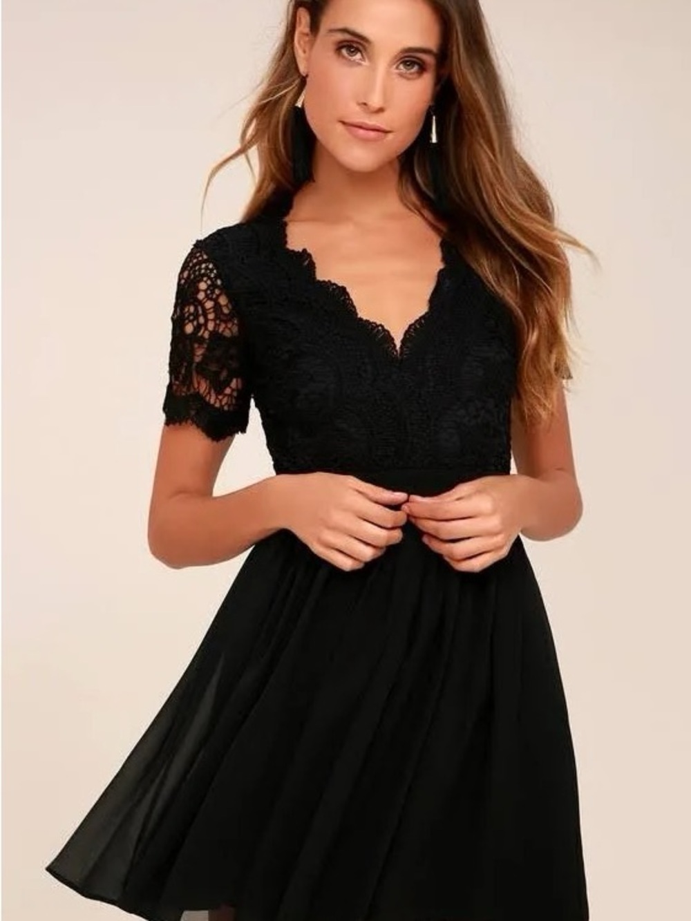 Lulu’s Black Angel in Disguise Dress